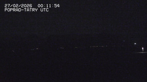 Letiště Poprad-Tatry - Panorama Výsokých Tater - 27.2.2026 v 01:30