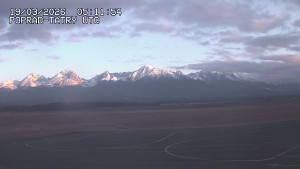 Letiště Poprad-Tatry - Panorama Výsokých Tater - 19.3.2026 v 06:30