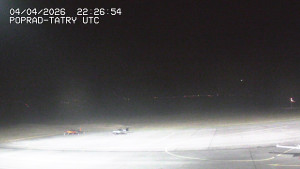 Letiště Poprad-Tatry - Panorama Výsokých Tater - 5.4.2026 v 01:00