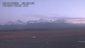 Letiště Poprad-Tatry - Panorama Výsokých Tater - 5.4.2026 v 06:00