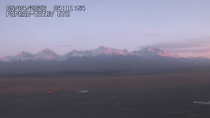 Letiště Poprad-Tatry - Panorama Výsokých Tater - 5.4.2026 v 06:30 Letiště Poprad-Tatry - Panorama Výsokých Tater - 5.4.2026 v 06:30