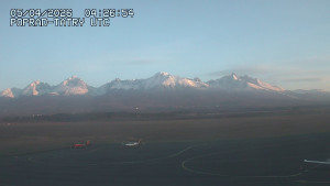 Letiště Poprad-Tatry - Panorama Výsokých Tater - 5.4.2026 v 07:00