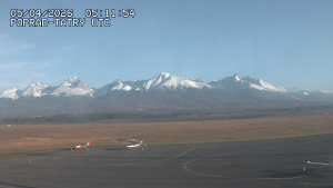 Letiště Poprad-Tatry - Panorama Výsokých Tater - 5.4.2026 v 07:30 Letiště Poprad-Tatry - Panorama Výsokých Tater - 5.4.2026 v 07:30