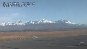 Letiště Poprad-Tatry - Panorama Výsokých Tater - 5.4.2026 v 08:00