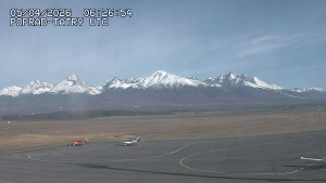 Letiště Poprad-Tatry - Panorama Výsokých Tater - 5.4.2026 v 09:00