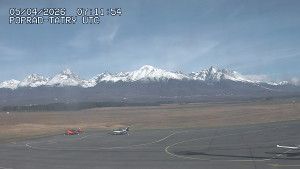 Letiště Poprad-Tatry - Panorama Výsokých Tater - 5.4.2026 v 09:30 Letiště Poprad-Tatry - Panorama Výsokých Tater - 5.4.2026 v 09:30