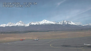 Letiště Poprad-Tatry - Panorama Výsokých Tater - 5.4.2026 v 10:00