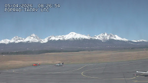 Letiště Poprad-Tatry - Panorama Výsokých Tater - 5.4.2026 v 11:00