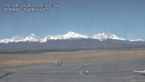 Letiště Poprad-Tatry - Panorama Výsokých Tater - 5.4.2026 v 11:30 Letiště Poprad-Tatry - Panorama Výsokých Tater - 5.4.2026 v 11:30