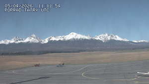Letiště Poprad-Tatry - Panorama Výsokých Tater - 5.4.2026 v 13:30 Letiště Poprad-Tatry - Panorama Výsokých Tater - 5.4.2026 v 13:30