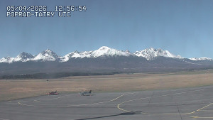 Letiště Poprad-Tatry - Panorama Výsokých Tater - 5.4.2026 v 15:00