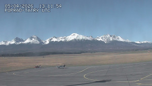 Letiště Poprad-Tatry - Panorama Výsokých Tater - 5.4.2026 v 15:30 Letiště Poprad-Tatry - Panorama Výsokých Tater - 5.4.2026 v 15:30