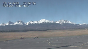 Letiště Poprad-Tatry - Panorama Výsokých Tater - 5.4.2026 v 16:00