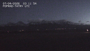 Letiště Poprad-Tatry - Panorama Výsokých Tater - 7.4.2026 v 05:30