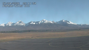 Letiště Poprad-Tatry - Panorama Výsokých Tater - 7.4.2026 v 07:30