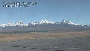 Letiště Poprad-Tatry - Panorama Výsokých Tater - 7.4.2026 v 08:30