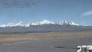 Letiště Poprad-Tatry - Panorama Výsokých Tater - 7.4.2026 v 09:30