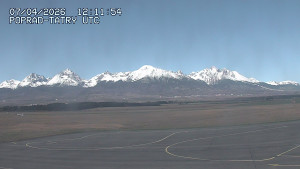 Letiště Poprad-Tatry - Panorama Výsokých Tater - 7.4.2026 v 14:30