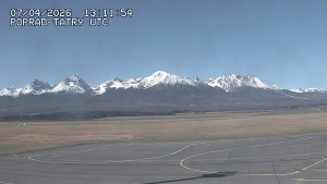 Letiště Poprad-Tatry - Panorama Výsokých Tater - 7.4.2026 v 15:30