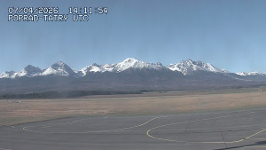 Letiště Poprad-Tatry - Panorama Výsokých Tater - 7.4.2026 v 16:30