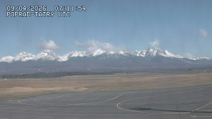 Letiště Poprad-Tatry - Panorama Výsokých Tater - 9.4.2026 v 09:30