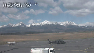 Letiště Poprad-Tatry - Panorama Výsokých Tater - 9.4.2026 v 12:30