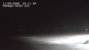 Letiště Poprad-Tatry - Panorama Výsokých Tater - 12.4.2026 v 01:30