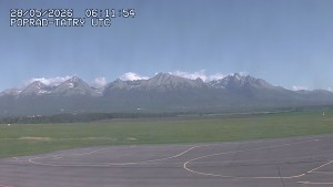 Letiště Poprad-Tatry - Panorama Výsokých Tater - 28.5.2026 v 08:30