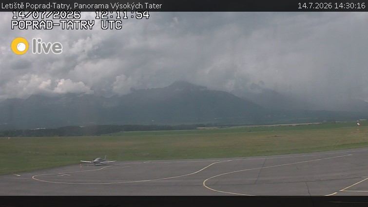 Letiště Poprad-Tatry - Panorama Výsokých Tater - 14.7.2026 v 14:30