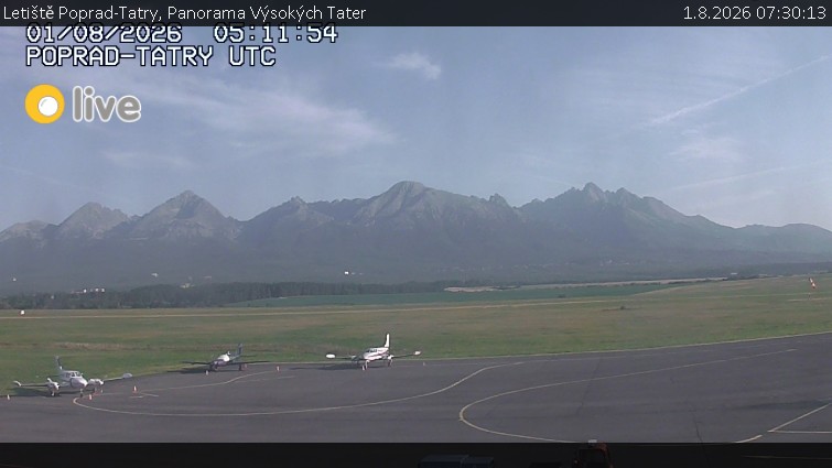 Poprad-Tatry Airport - Poprad-Tatry Airport - 1.8.2026 v 07:30