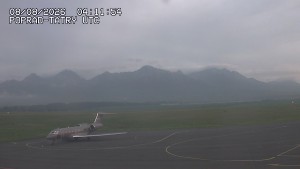 Lotnisko Poprad-Tatry - Panorama Wysokich Tatr - 8.8.2026 v 06:30 Lotnisko Poprad-Tatry - Panorama Wysokich Tatr - 8.8.2026 v 06:30