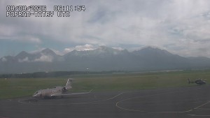 Lotnisko Poprad-Tatry - Panorama Wysokich Tatr - 8.8.2026 v 08:30 Lotnisko Poprad-Tatry - Panorama Wysokich Tatr - 8.8.2026 v 08:30