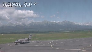 Lotnisko Poprad-Tatry - Panorama Wysokich Tatr - 8.8.2026 v 11:30 Lotnisko Poprad-Tatry - Panorama Wysokich Tatr - 8.8.2026 v 11:30