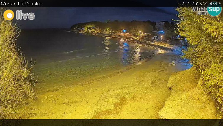 Murter - Pláž Slanica - 2.11.2025 v 21:45