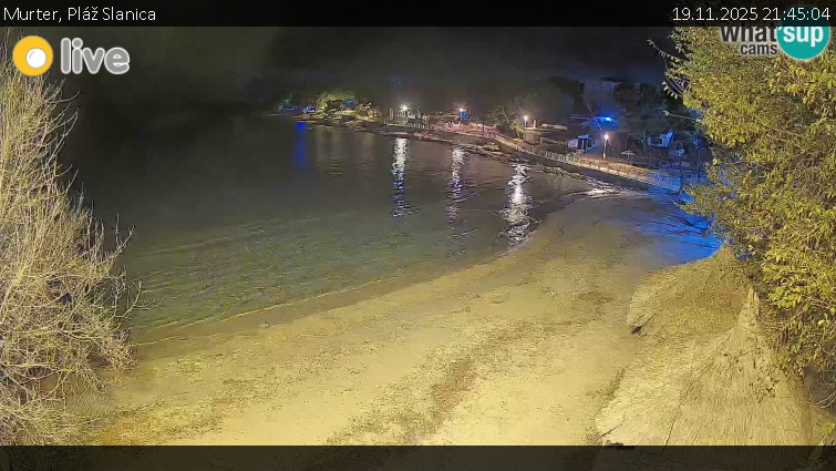 Murter - Pláž Slanica - 19.11.2025 v 21:45