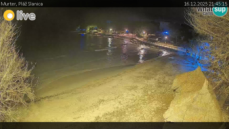 Murter - Pláž Slanica - 16.12.2025 v 21:45