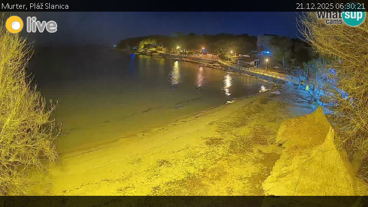 Murter - Pláž Slanica - 21.12.2025 v 06:30
