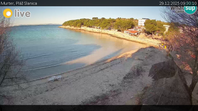Murter - Pláž Slanica - 29.12.2025 v 09:30