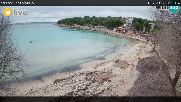 Murter - Pláž Slanica - 15.2.2026 v 09:15