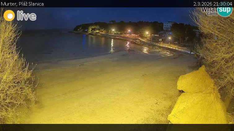 Murter - Pláž Slanica - 2.3.2026 v 21:30