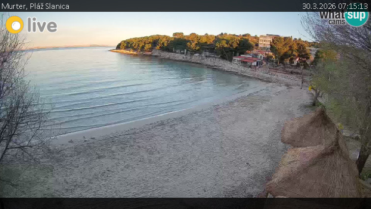 Murter - Pláž Slanica - 30.3.2026 v 07:15