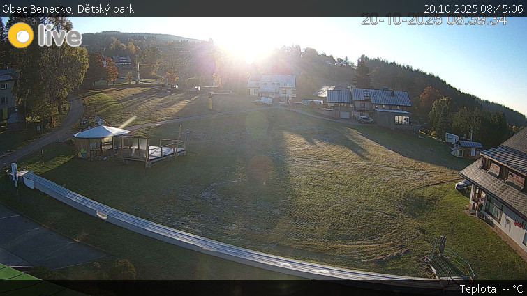 Obec Benecko - Dětský park - 20.10.2025 v 08:45 Obec Benecko - Dětský park - 20.10.2025 v 08:45