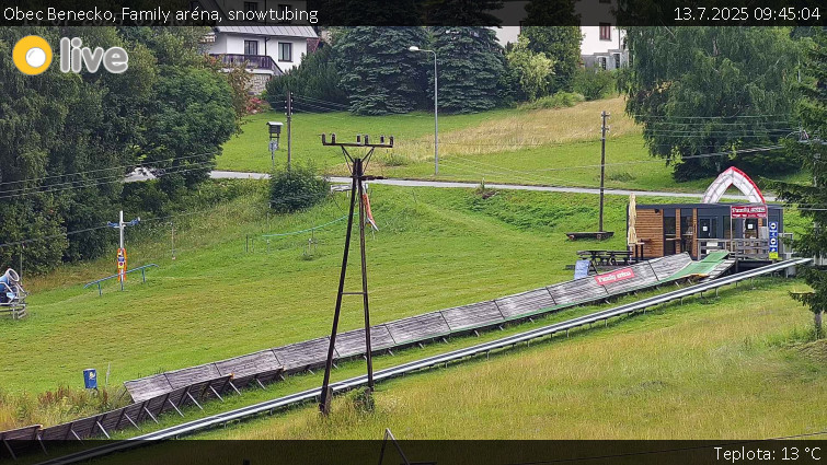 Obec Benecko - Family aréna, snowtubing - 13.7.2025 v 09:45 Obec Benecko - Family aréna, snowtubing - 13.7.2025 v 09:45