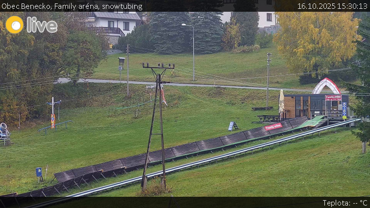 Obec Benecko - Family aréna, snowtubing - 16.10.2025 v 15:30 Obec Benecko - Family aréna, snowtubing - 16.10.2025 v 15:30