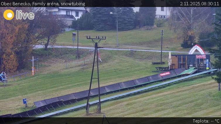 Obec Benecko - Family aréna, snowtubing - 2.11.2025 v 08:30 Obec Benecko - Family aréna, snowtubing - 2.11.2025 v 08:30