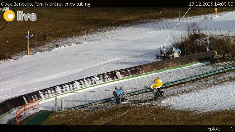 Obec Benecko - Family aréna, snowtubing - 18.12.2025 v 14:00