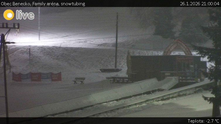Obec Benecko - Family aréna, snowtubing - 26.1.2026 v 21:00