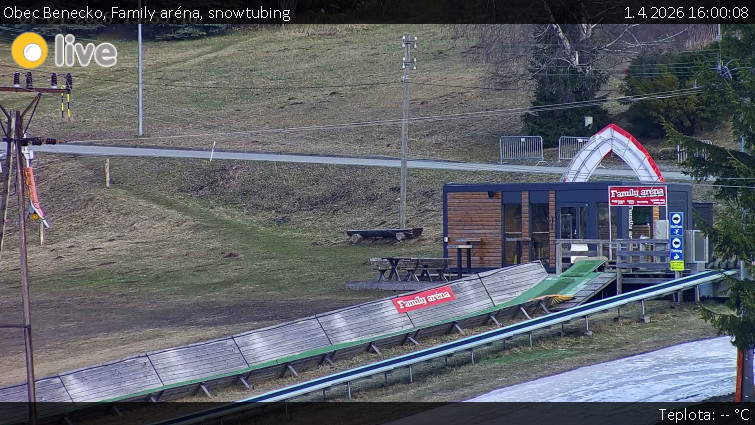 Obec Benecko - Family aréna, snowtubing - 1.4.2026 v 16:00