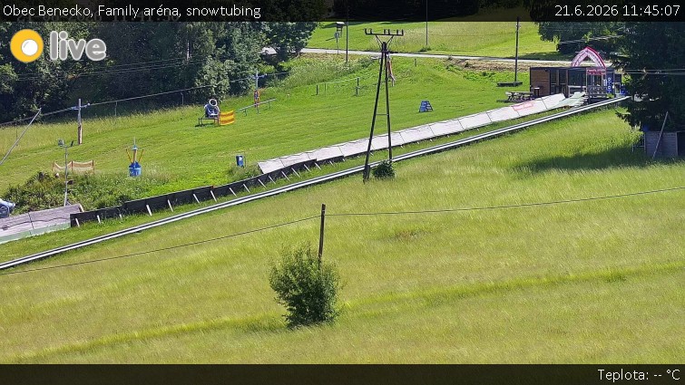 Obec Benecko - Family aréna, snowtubing - 21.6.2026 v 11:45