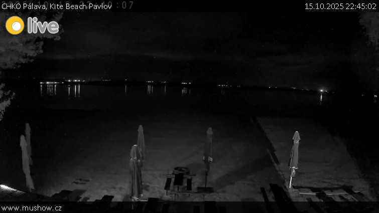 CHKO Pálava - Kite Beach Pavlov - 15.10.2025 v 22:45 CHKO Pálava - Kite Beach Pavlov - 15.10.2025 v 22:45
